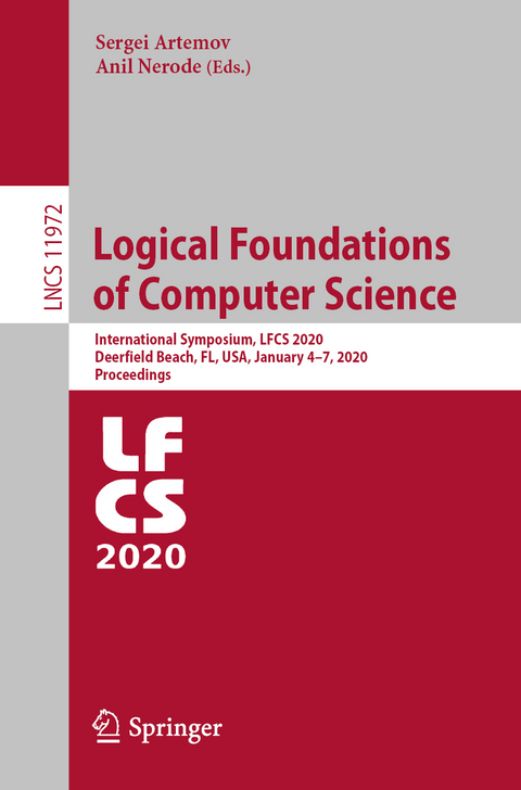 Logical Foundations of Computer Science - 