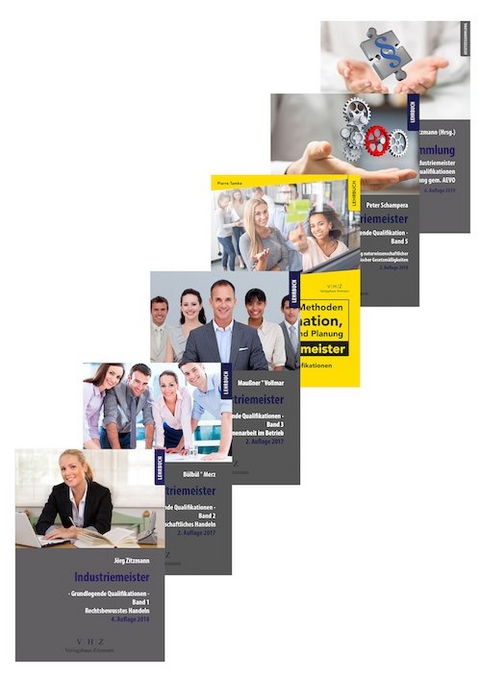 B&uuml;cherbundle Industriemeister - RBH, BWH, ZiB, MdP, NTG