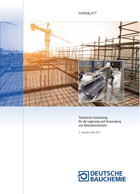 Technische Ausr&uuml;stung f&uuml;r die Lagerung und Anwendung von Betontrennmitteln