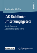 CSR-Richtlinie-Umsetzungsgesetz - Nina Isabelle Schr&ouml;der