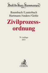Baumbach/Lauterbach/Hartmann/Anders/Gehle: Zivilprozessordnung
