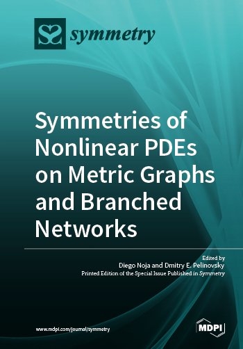 Symmetries of Nonlinear PDEs on Metric Graphs and Branched Networks - 