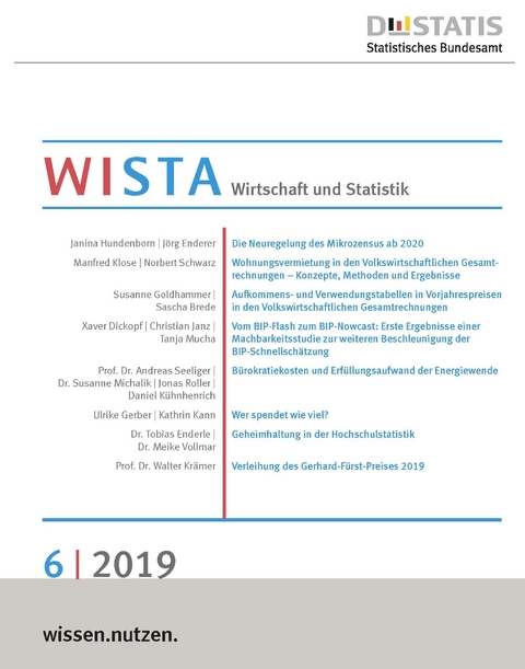 WISTA 6/2019 - Bezug endet zum 24.02.2020