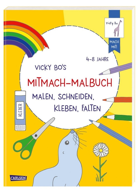 Vicky Bo's Mitmach-Malbuch Malen, Schneiden, Kleben, Falten - Vicky Bo