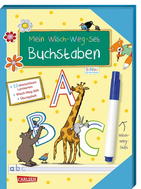 Schlau f&uuml;r die Schule: Mein Wisch-Weg-Set: Buchstaben - Christine Mildner