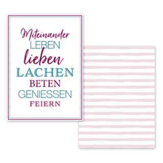 Miteinander - Geschirrtuchset