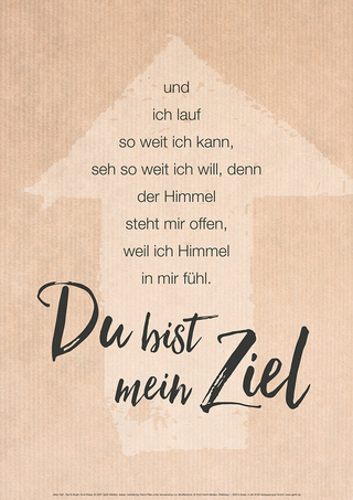 Mein Ziel (Andi Weiss) - Songtextposter