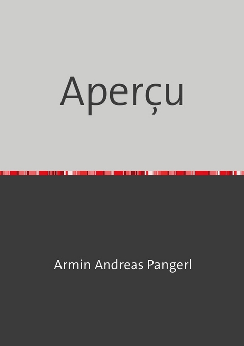 Aper&ccedil;u - Armin Pangerl