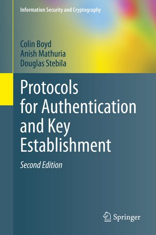 Protocols for Authentication and Key Establishment