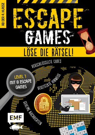 Escape Games Level 1 (gelb) – Löse die Rätsel! – 8 Escape Games ab der 4. Klasse