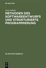 Methoden des Softwareentwurfs und strukturierte Programmierung - Arno Schulz