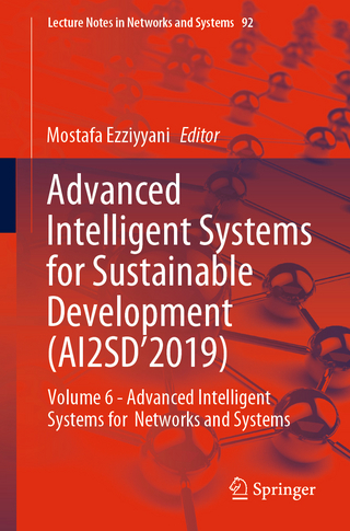 Advanced Intelligent Systems for Sustainable Development (AI2SD’2019)