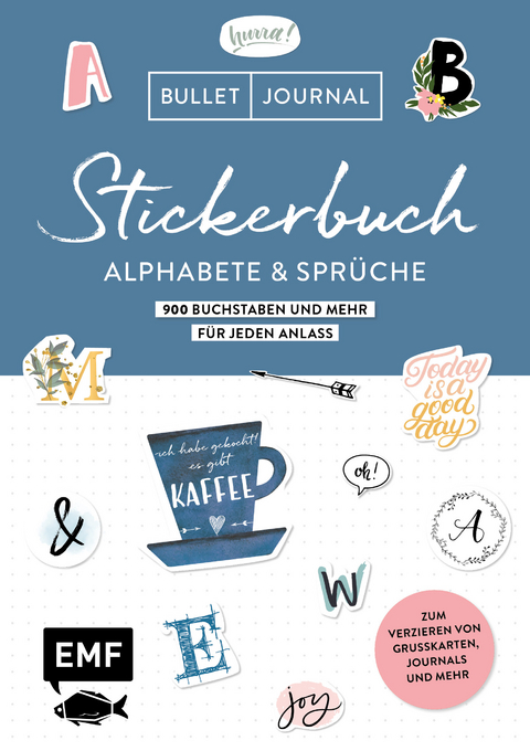 Bullet Journal &ndash; Stickerbuch Alphabete und Spr&uuml;che: 1000 Buchstaben und mehr f&uuml;r jeden Anlass -  Edition Michael Fischer