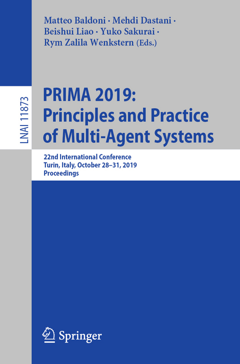 PRIMA 2019: Principles and Practice of Multi-Agent Systems - 