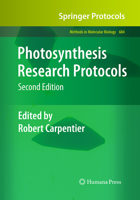 Photosynthesis Research Protocols - 