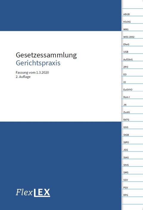 Gesetzessammlung Gerichtspraxis - 