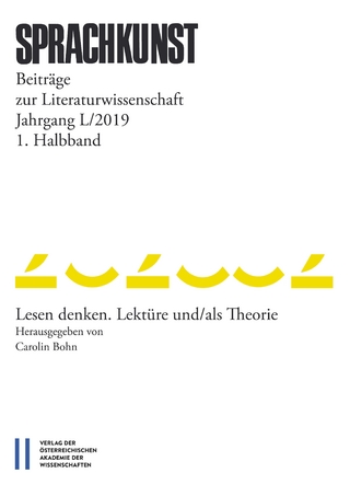 Sprachkunst — Beiträge zur Literaturwissenschaft, Jahrgang L/2019, 1. Halbband