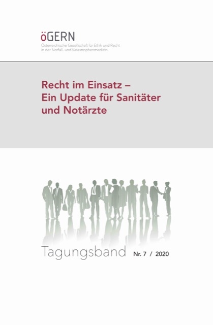 Recht im Einsatz - Ein Update f&uuml;r Sanit&auml;ter und Not&auml;rzte