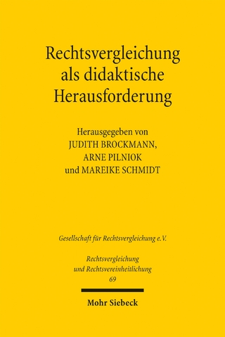 Rechtsvergleichung als didaktische Herausforderung