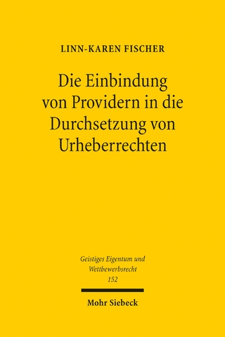 Die Einbindung von Providern in die Durchsetzung von Urheberrechten