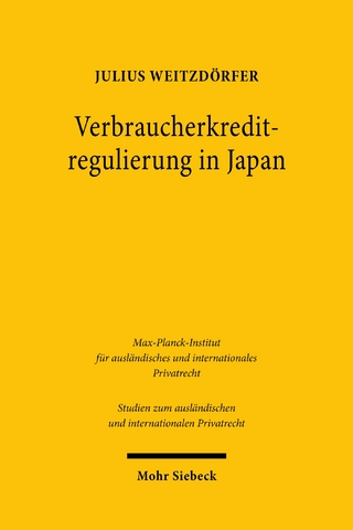 Verbraucherkreditregulierung in Japan