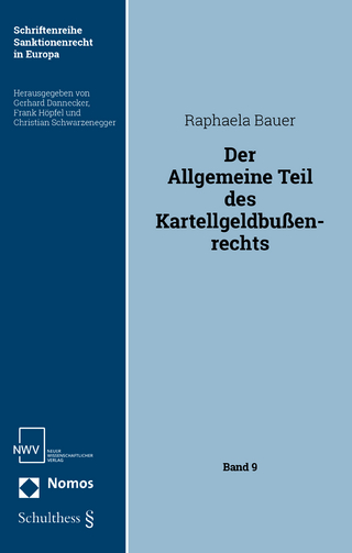 Der Allgemeine Teil des Kartellgeldbussenrechts