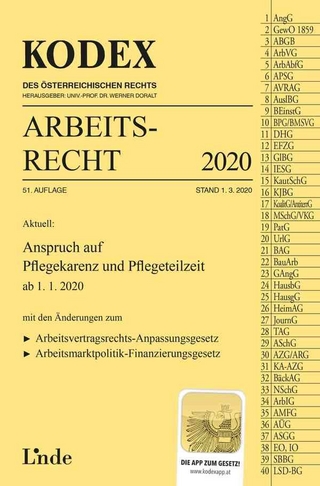 KODEX Arbeitsrecht 2020