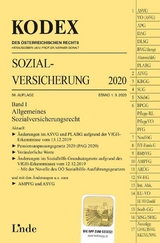 KODEX Sozialversicherung 2020, Band I - Brameshuber, Elisabeth; Doralt, Werner