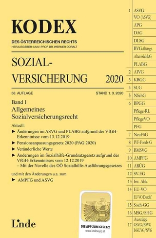 KODEX Sozialversicherung 2020, Band I