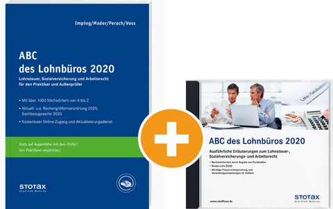 Kombi: ABC des Lohnb&uuml;ros 2020 (Print+DVD) - Klaus Mader, Detlef Perach, Rainer Voss, Dietmar Besgen
