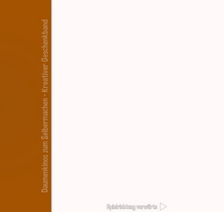 Daumenkinos selbstgemacht - Kreativer [ Geschenk ] Band - [ GOLDIGER RÜCKEN ] - handliches Format