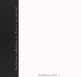 Daumenkinos selbstgemacht / Daumenkinos selbstgemacht - Kreativer [ Geschenk ] Band - handliches Format