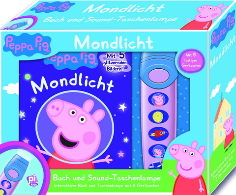 Peppa Pig - Pop-Up-Buch mit Taschenlampe - Bilderbuch mit 5 lustigen Ger&auml;uschen