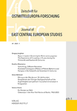 Zeitschrift f&uuml;r Ostmitteleuropa-Forschung (ZfO) 69/1 / Journal of East Central European Studies (JECES) - 
