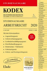 KODEX Studienausgabe Arbeitsrecht 2020 - Ercher-Lederer, Gerda; Stech, Edda; Doralt, Werner
