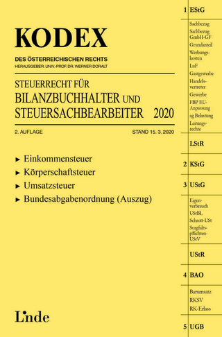 KODEX Steuerrecht für Bilanzbuchhalter und Steuersachbearbeiter 2020