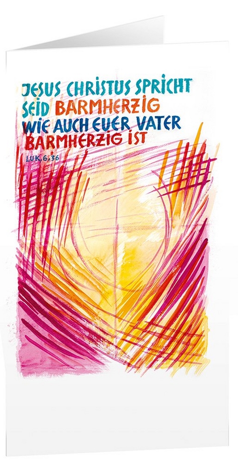 Jahreslosung 2021 - Faltkarte mit Betrachtung (5er-Set) - 