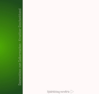 Daumenkinos selbstgemacht - Kreativer [ Geschenk ] Band - [ GRÜNE WIESE ] - handliches Format