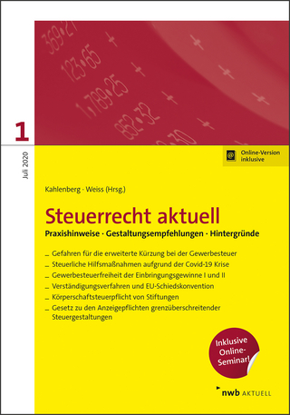 Steuerrecht aktuell 1/2020