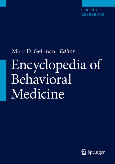 Encyclopedia of Behavioral Medicine - 