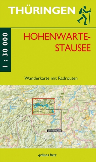 Wanderkarte Hohenwarte-Stausee