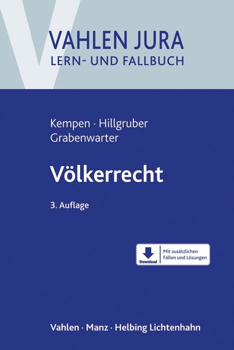 V&ouml;lkerrecht - Bernhard Kempen, Christian Hillgruber, Christoph Grabenwarter