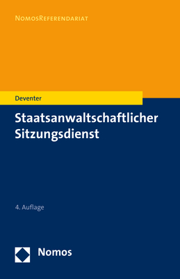 Staatsanwaltschaftlicher Sitzungsdienst - Anton Deventer