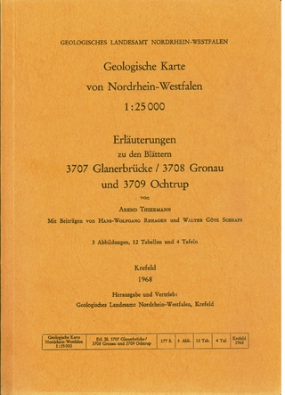 Geologische Karten von Nordrhein-Westfalen 1:25000 / Glanerbrücke / Gronau (West) / Ochtrup