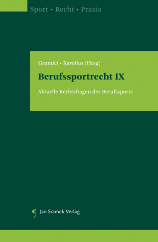 Berufssportrecht IX