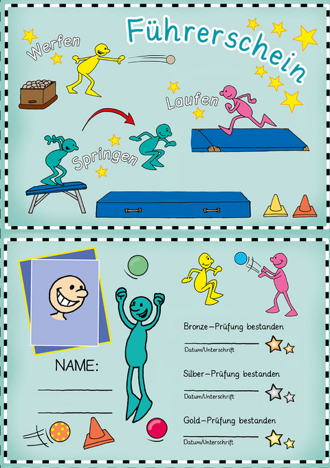 Laufen, Springen, Werfen: F&uuml;hrerschein Klassensatz - J&ouml;rn Herbers