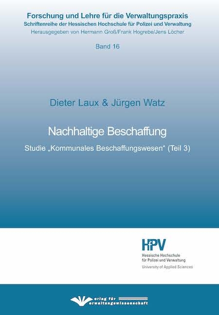 Nachhaltige Beschaffung - Dietern Laux, J&uuml;rgen Watz