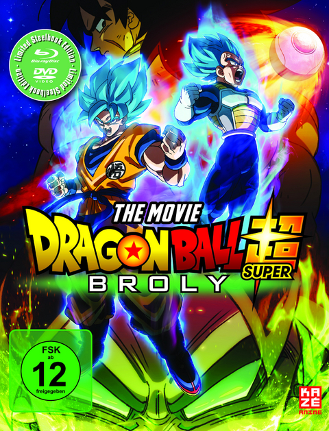 Dragon Ball Super: Broly - Steelbook - Limited Edition (DVD und Blu-ray) - Tatsuya Nagamine