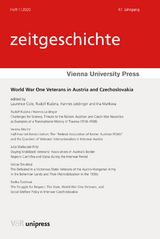 World War One Veterans in Austria and Czechoslovakia - 