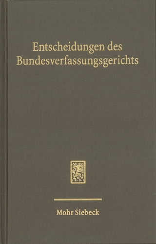 Entscheidungen des Bundesverfassungsgerichts (BVerfGE)